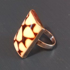 Sea Shell Sterling Silver Ring